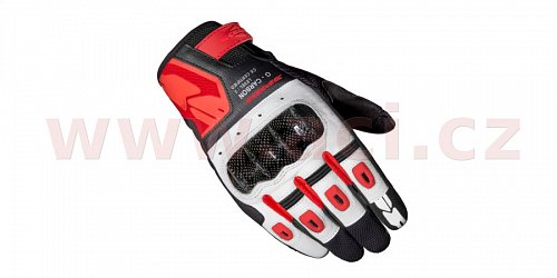 rukavice G-CARBON, SPIDI (bílé/černé/červené)